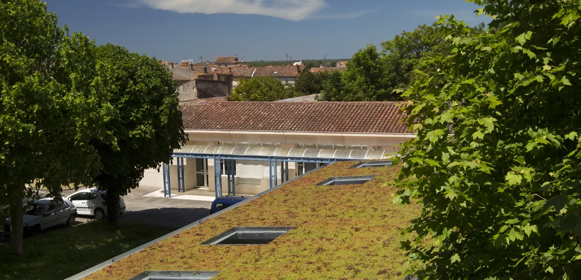 Construction d’un préau - Lycée JAUFRE RUDEL BLAYE (33)