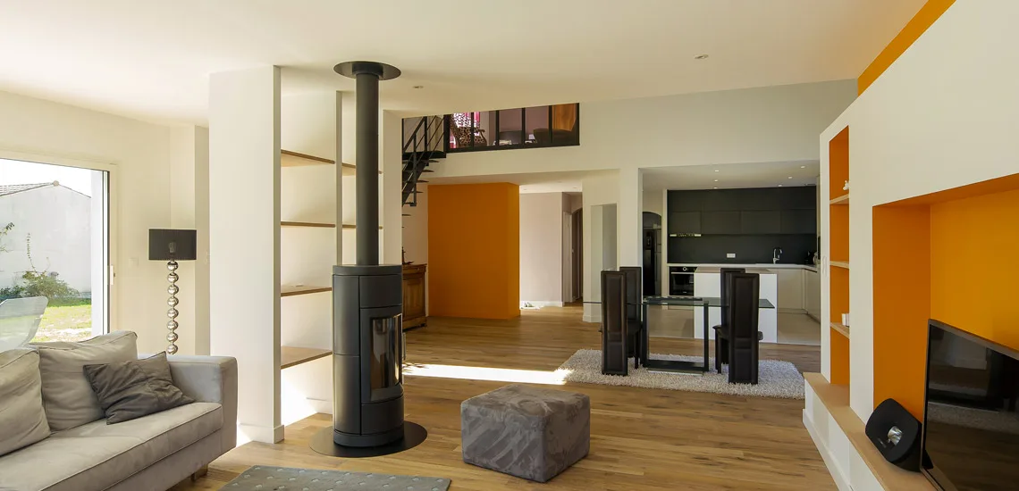 Extension et réaménagement d’une maison d’habitation PAREMPUYRE(33)