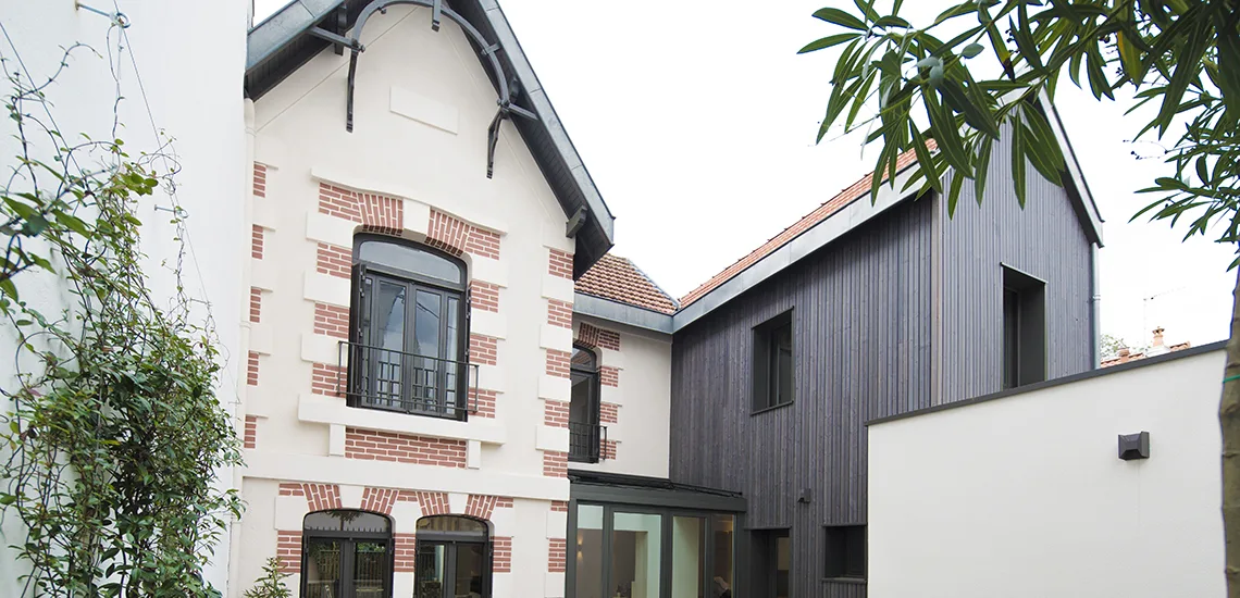 Restructuration et agrandissement d’une maison d'habitation à BORDEAUX (33)