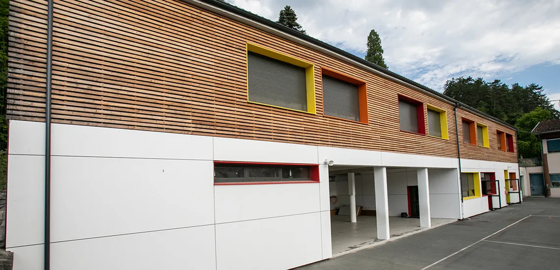 Extension et rénovation du groupe scolaire Jean Rey à Le Bugue (24)