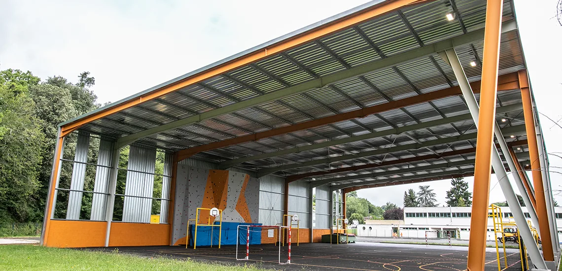 Création d'un plateau sportif au collège "La Boetie" à Sarlat (24)